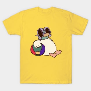 summer duck goes to the beach in beach break / children cartoon T-Shirt